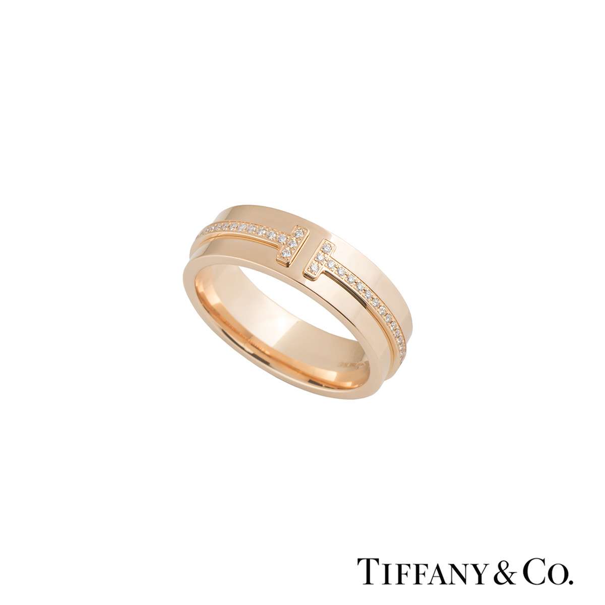 Tiffany & Co Diamond T Ring 18K White Gold Size 6 Nepal | Ubuy